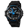 relógios masculinos skmei multifuncionais Dual Digital Quartz relógio esportivo masculino SKMEI 1357